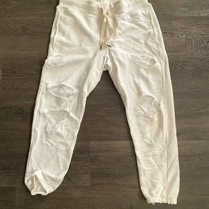 NFS - Destroyed White Joggers - US M